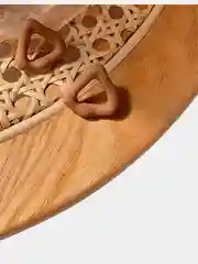 Песочный хаки серьги "Кофе с корицей"