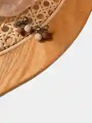 Приглушённый хаки серьги "Кофе с корицей"