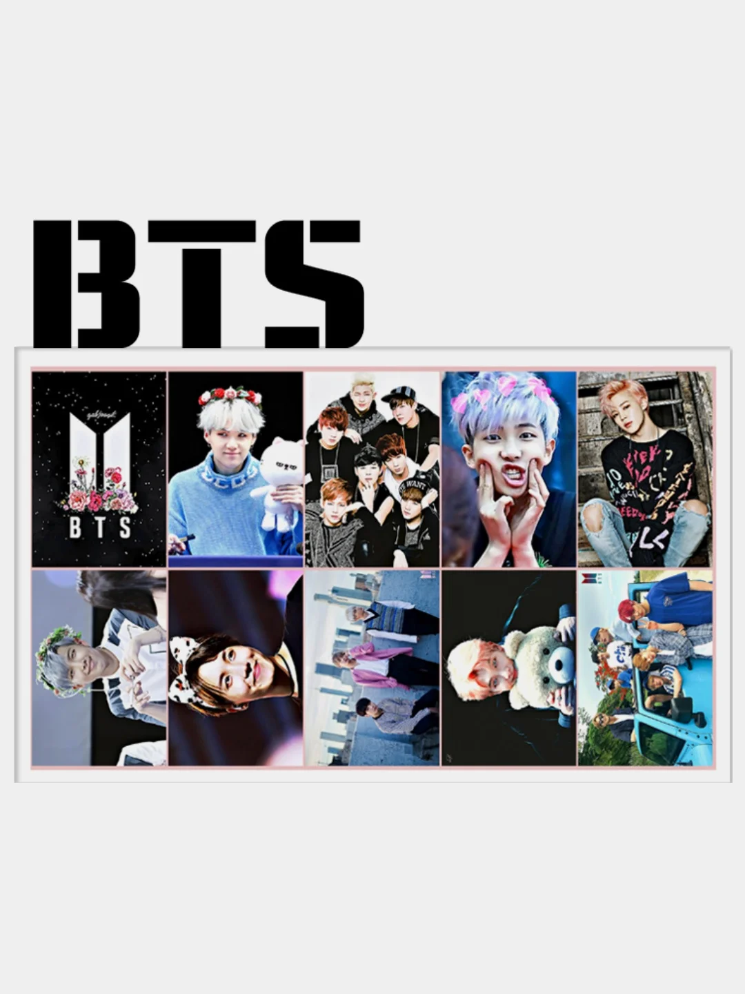 Горчичный наклейки BTS, K-POP