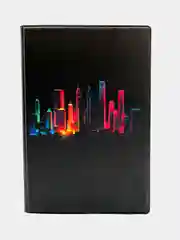Лазурный обложка на паспорт "Neon"