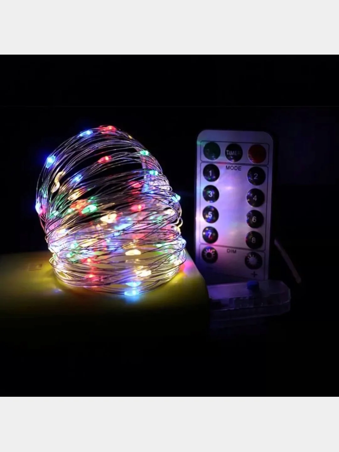 Гирлянда-нить на елку Роса LED USB с пультом, 5 / 10 / 20 метров