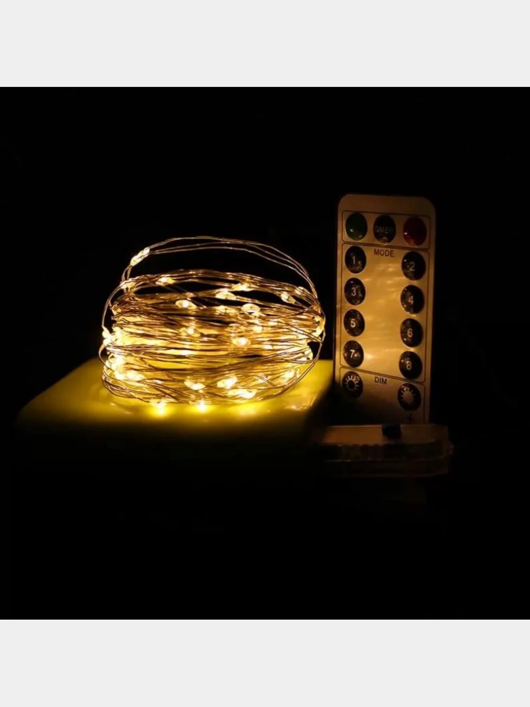 Гирлянда-нить на елку Роса LED USB с пультом, 5 / 10 / 20 метров