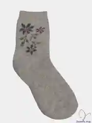 Бежевый носки женские, теплые, из ангоры