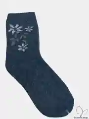 Серый носки женские, теплые, из ангоры