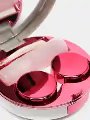 Вишнёвый контейнер для контактных линз  / Набор для контактных линз MARBLE