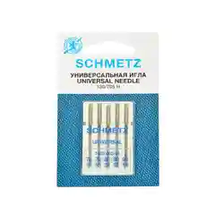 Иглы для бытовых швейных машин, стандартные Schmetz 130/705H, от №60 до №120 - 5 игл