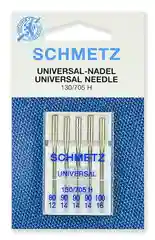 Иглы для бытовых швейных машин, стандартные Schmetz 130/705H, от №60 до №120 - 5 игл