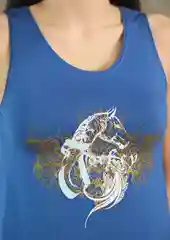 Ночная сорочка из вискозы на широких бретельках