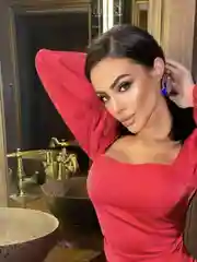 Красный платье женское