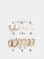 Серьги / Сережки стильные, 1 пара женские