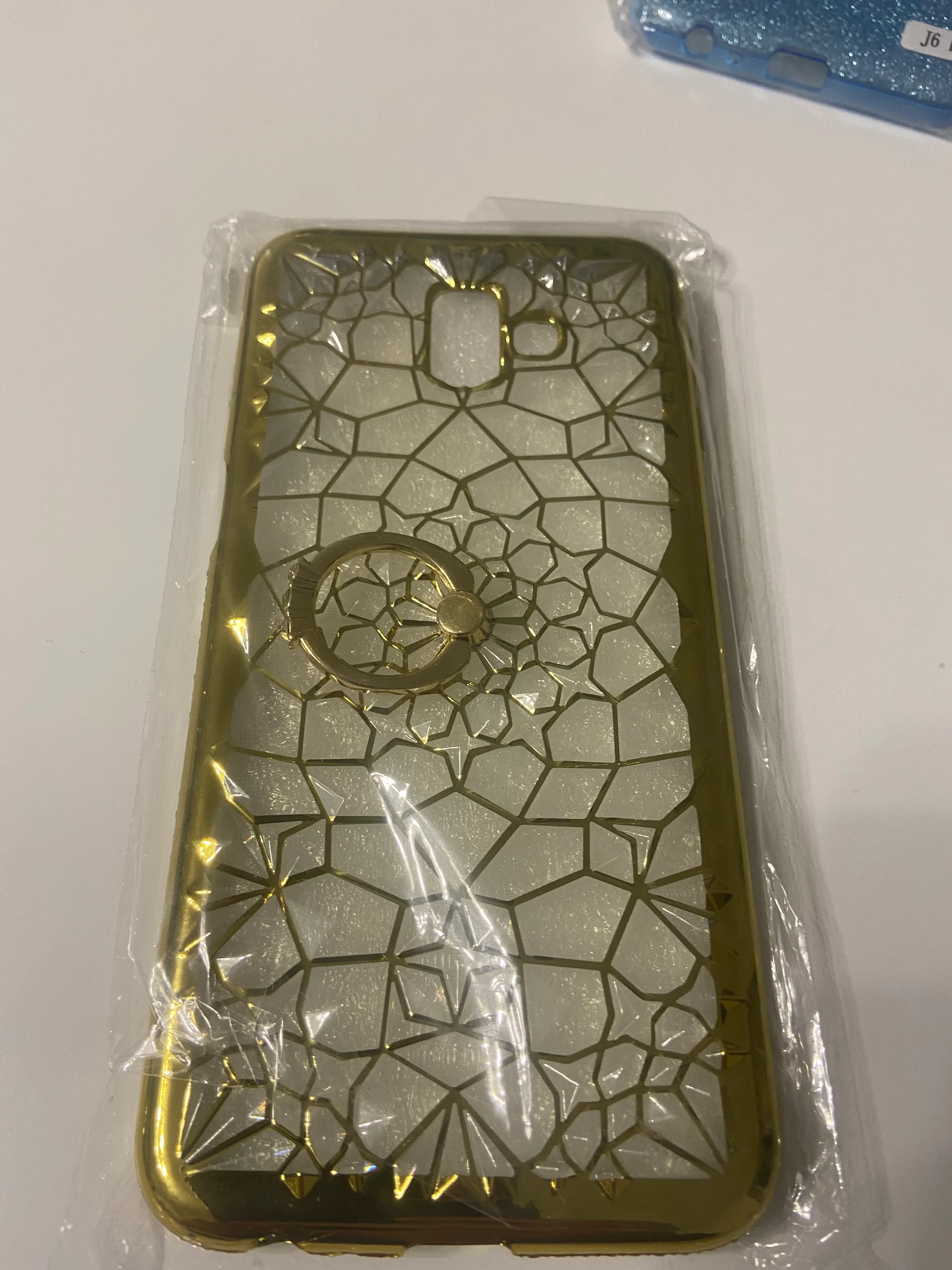 Золотой чехол SAMSUNG J6 PLUS
