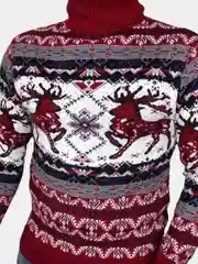Свитер унисекс, новогодний, с оленями