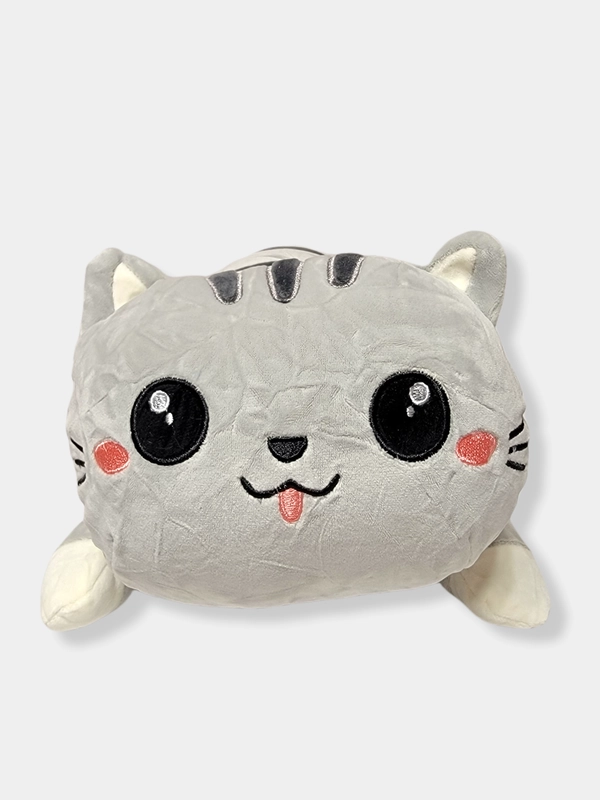 Мягкая игрушка подушка Кот батон, 50 см
