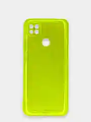 Желтый чехол Xiaomi Redmi 9C, Redmi 9C NFC, Redmi 10A прозрачный плотный неоновый с оттенком