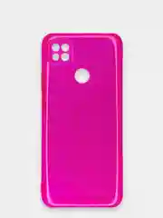 Фуксия чехол Xiaomi Redmi 9C, Redmi 9C NFC, Redmi 10A прозрачный плотный неоновый с оттенком