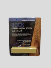 Воск реставрационный для обработки дерева, светлый
