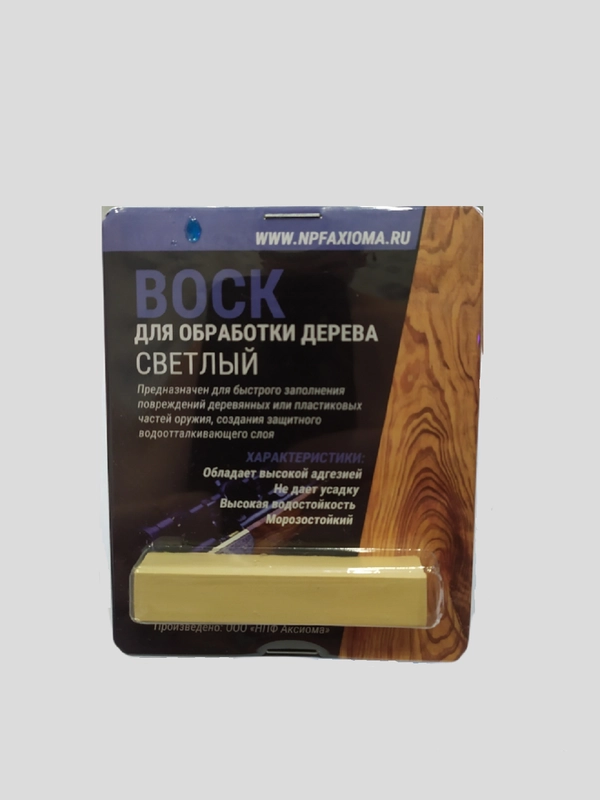 Воск реставрационный для обработки дерева, светлый