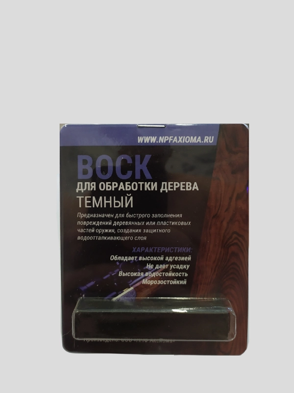 Воск реставрационный для обработки дерева, темный