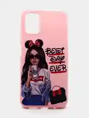 Аметистовый чехол силиконовый с принтом Xiaomi Poco M3