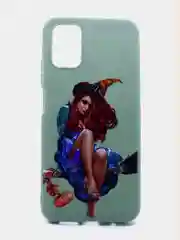 Горчичный чехол силиконовый с принтом Xiaomi Poco M3