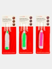 Палочка для чистки ушей, LED-подсветка, 3 насадки, от батареек (в комплекте)