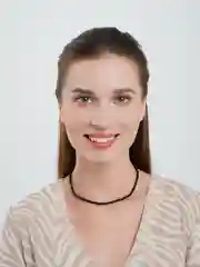 Фиолетовый цепочка-чокер из бисера, черный