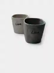 Кашпо керамика LOVE 10см на 10см