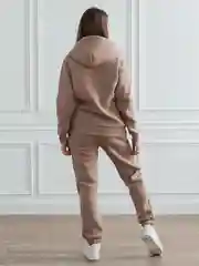 Бежевый костюм женский с начесом