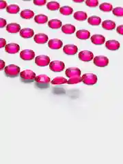Бирюзовый стразы липучки