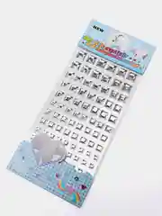 Бордовый стразы липучки
