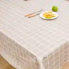 Бежевый скатерть для кухни
