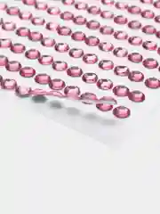 Вишнёвый стразы липучки