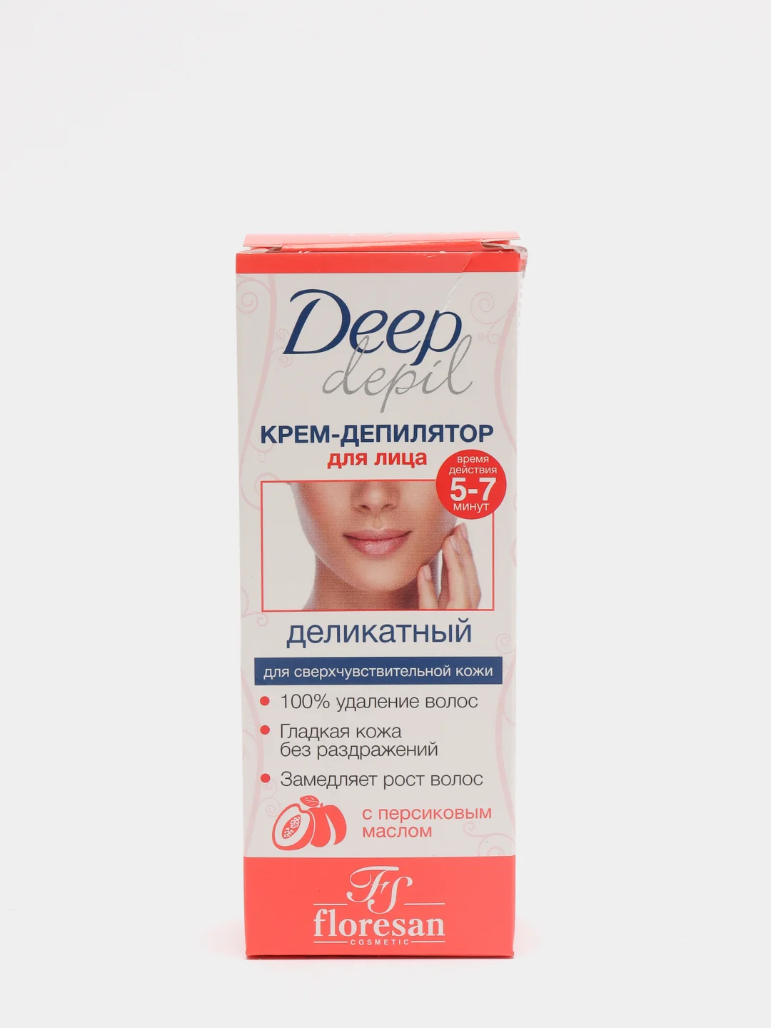 Крем-депилятор для лица  для чувствительной кожи. 50 мл ф-126 Floresan