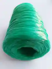 Зеленый пряжа для вязния мочалок (полипропилен)