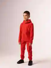 Костюм из флиса с капюшоном