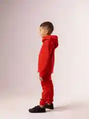 Костюм из флиса с капюшоном
