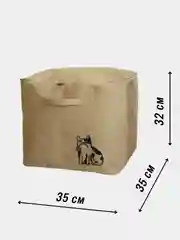Корзина-кофр для хранения с ручками