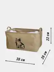 Корзина-кофр для хранения с ручками