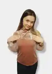 Коралловый топ женский, велюровый