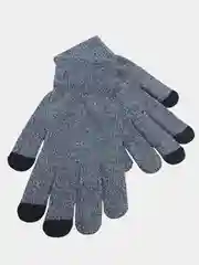 Серый перчатки сенсорные
