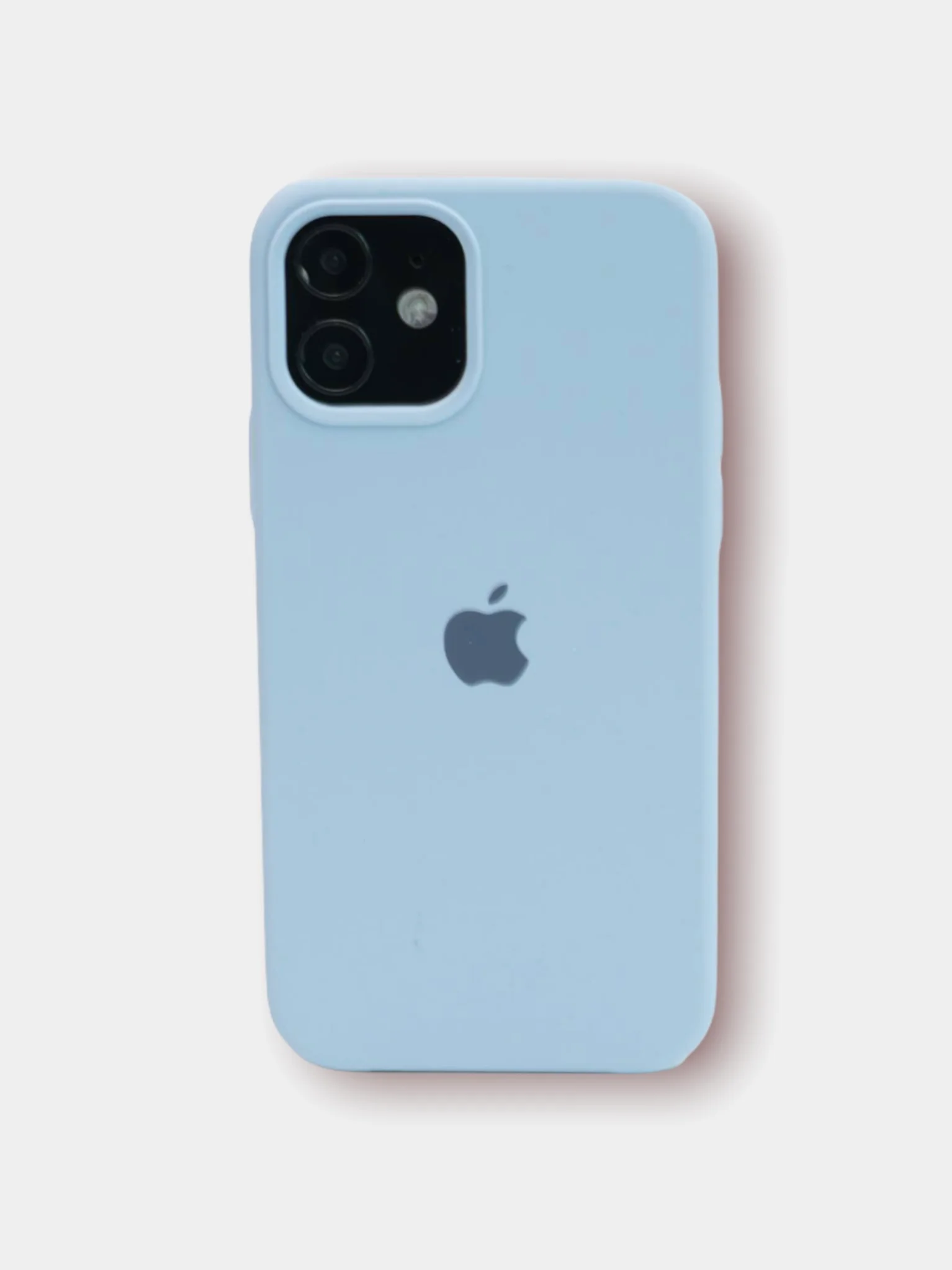 Голубой чехол SILICONE CASE ДЛЯ IPHONE 5, 6, 6PLUS, 12 MINI, 12/12PRO