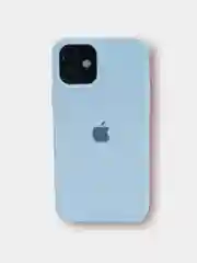 Голубой чехол SILICONE CASE ДЛЯ IPHONE 5, 6, 6PLUS, 12 MINI, 12/12PRO