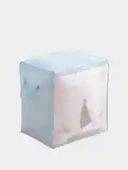 Голубой кофр-сумка для хранения белья