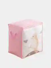 Розовый кофр-сумка для хранения белья