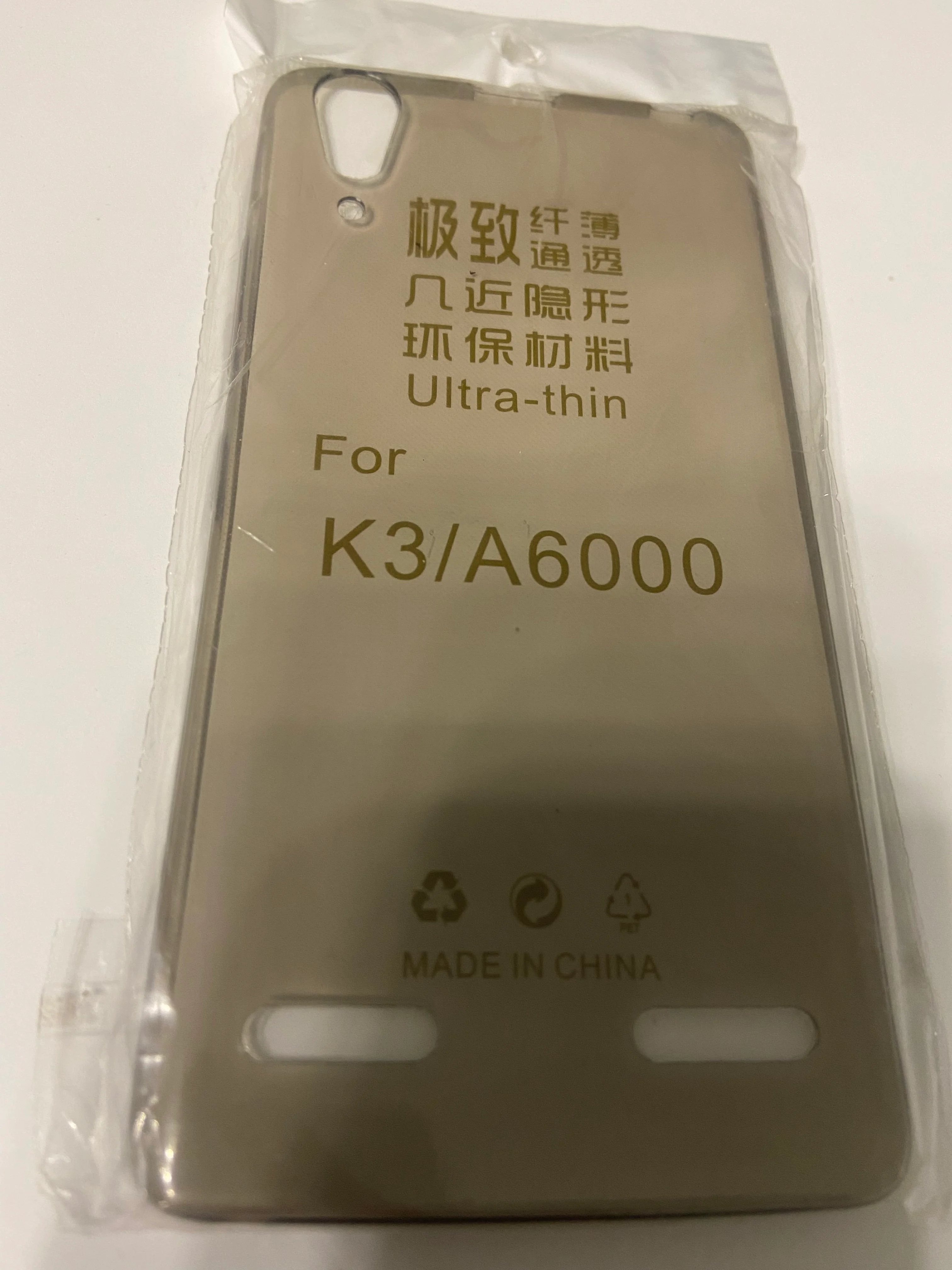 Прозрачный чехол LENOVO K3 / A6000