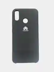 Черный чехол силиконовый Silicone Cover Case для Huawei Honor 8C, Nova 3, 3i, P Smart Plus
