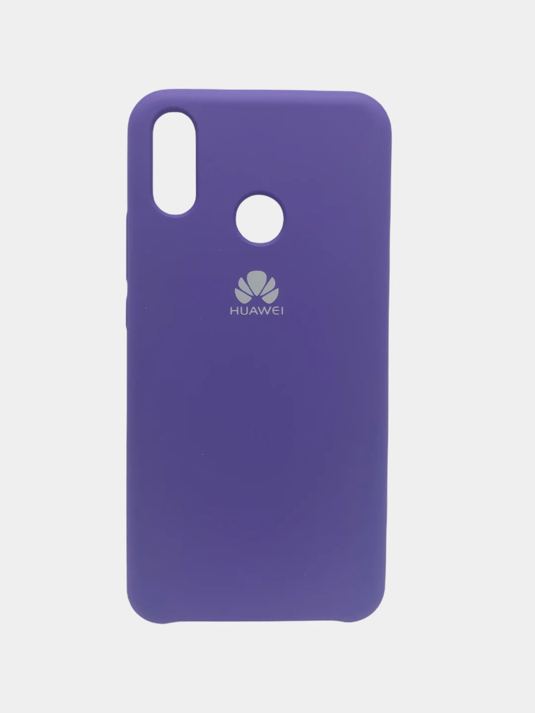 Фиолетовый чехол силиконовый Silicone Cover Case для Huawei Honor 8C, Nova 3, 3i, P Smart Plus