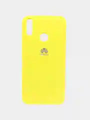 Желтый чехол силиконовый Silicone Cover Case для Huawei Honor 8C, Nova 3, 3i, P Smart Plus