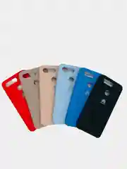 Бежевый чехол силиконовый Silicone Cover Case для Huawei Honor V20