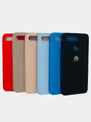 Бежевый чехол силиконовый Silicone Cover Case для Huawei Honor V20